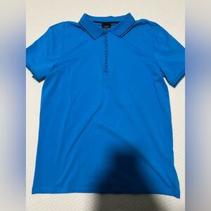 Armani Exchange Zip-Up Polo
